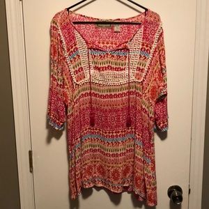 Life Style lightweight Multi-color Tunic